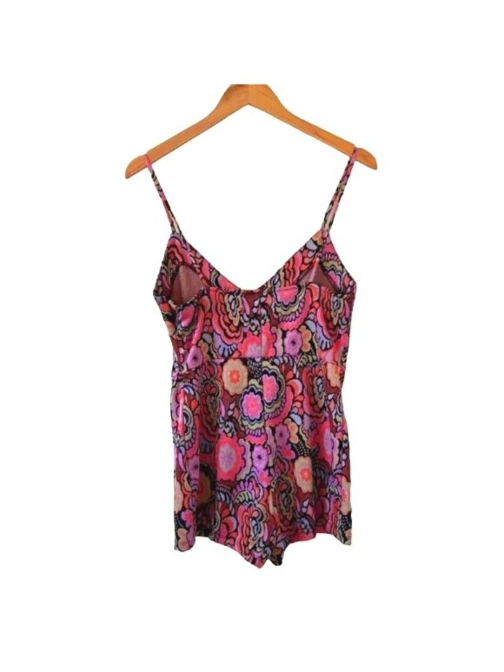 Zara Floral Multicolor Jacquard Knit Sleeveless Romper - Picture 4 of 7